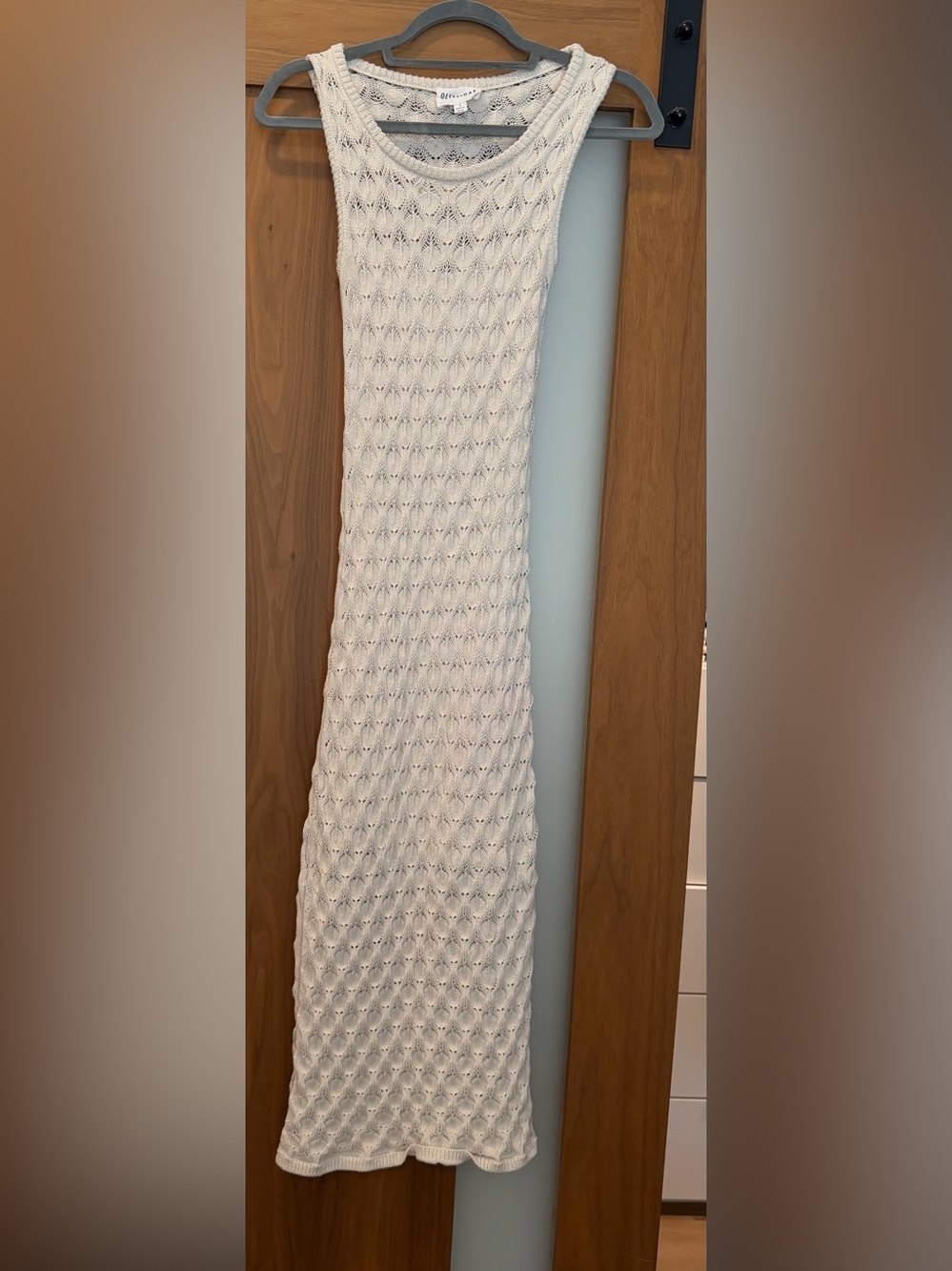 Olive & Oak Summer Knit Dress/ midi length dress with lining